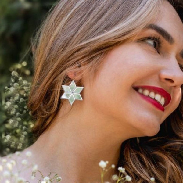 Star Mirror Earring
