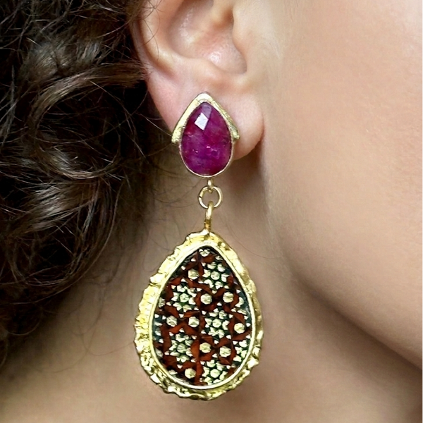 Tabriz Tear Drop Earrings