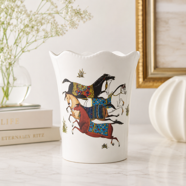Torkaman Horses Vase