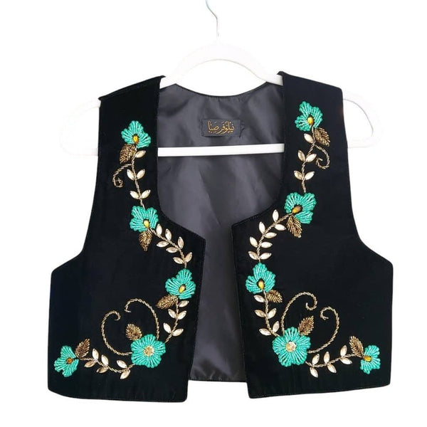 Firouzeh Hand beaded Vest