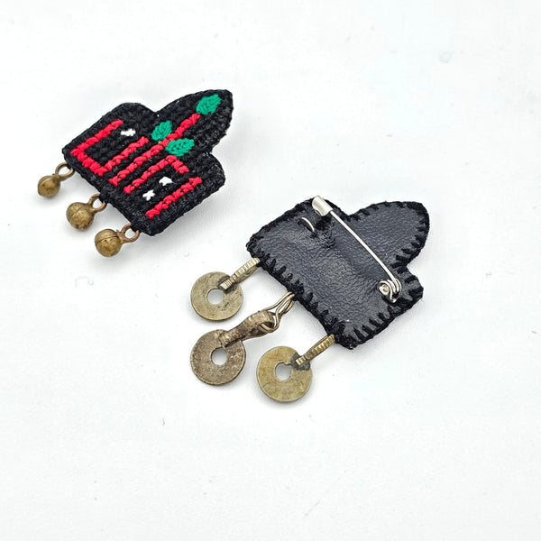 Hometown Embroidery Brooch