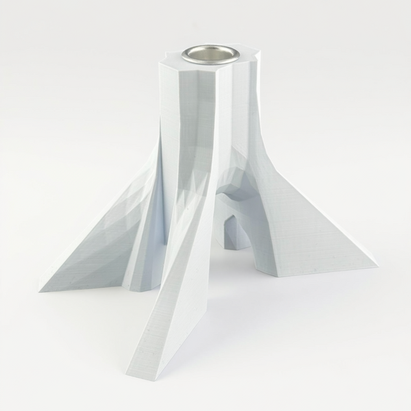 Small 3D Printed Shahyad Tower Candle Holder