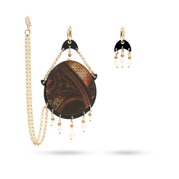 Baroque Earring – Black