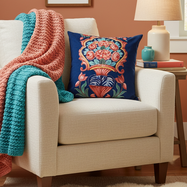 Persian Garden Pillow