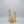 Apricot Glass Candle Holder