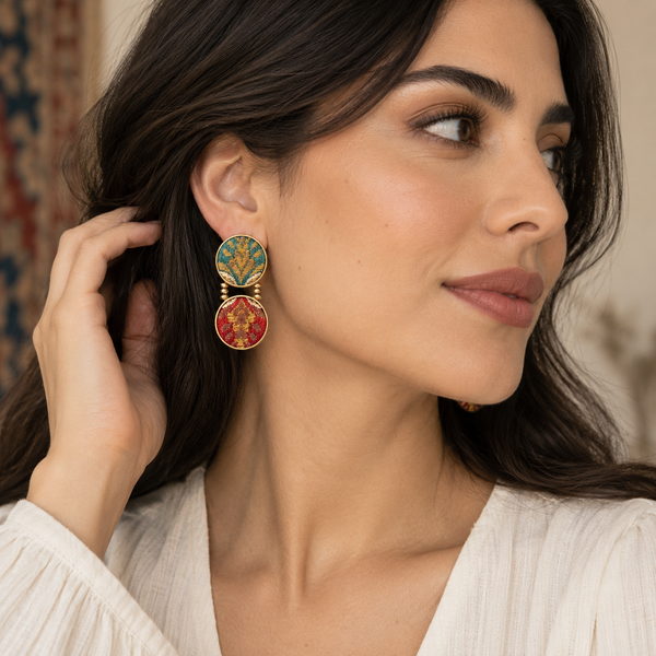 Dignity Brass Earrings