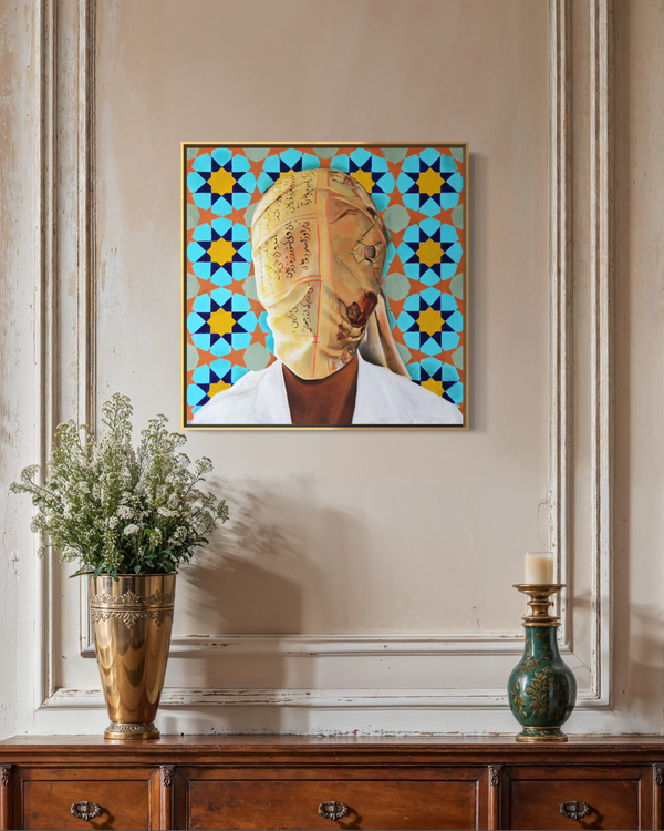 Ornamental Oppression Triptych Paintings