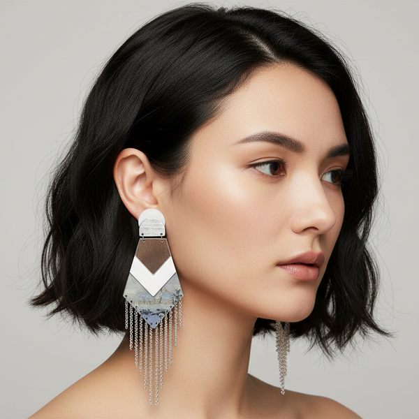 Tappeh Earring- White
