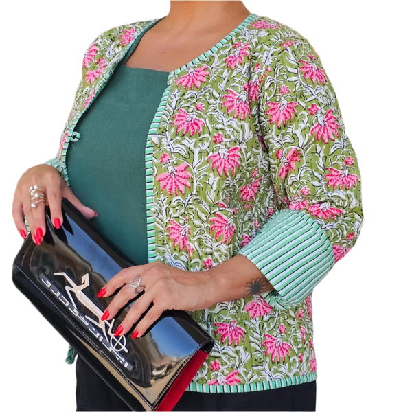 Reversible Green-Pink Jacket