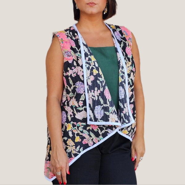 Handmade Floral Vest