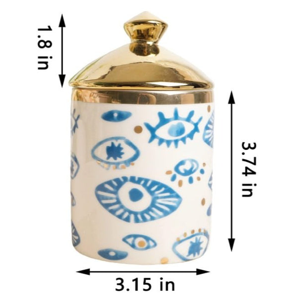 Evil Eye Cosmetic Containers