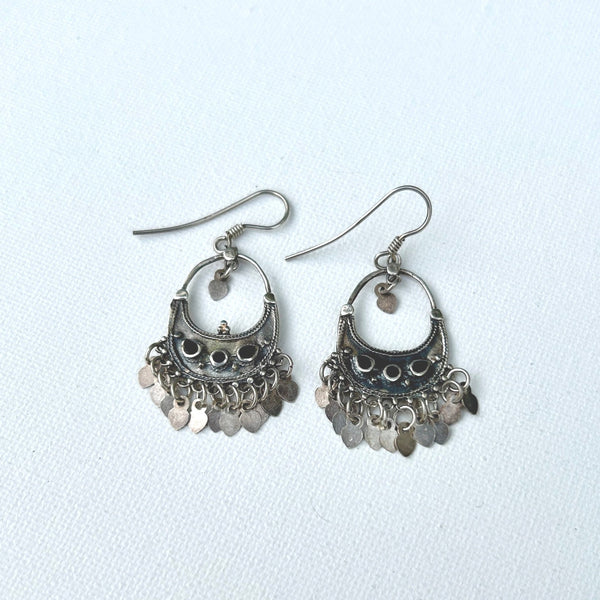Leaves Silver Earrings