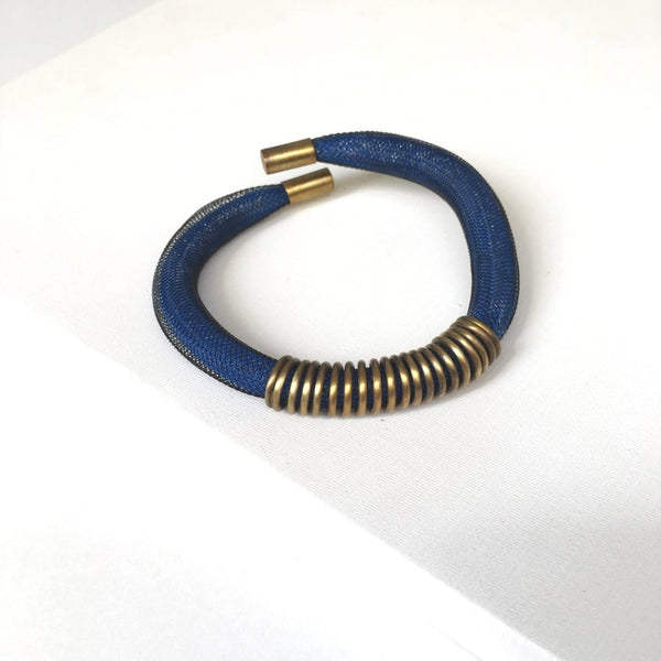 Brass Mesh Flexible Bracelet
