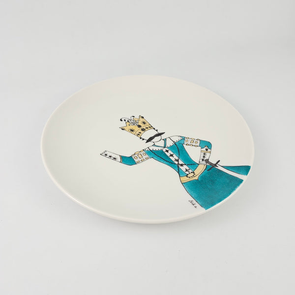 Hand Painted Qajar Characters Appetizer Plates