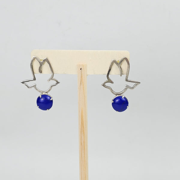 Silver Pigeon Earrings