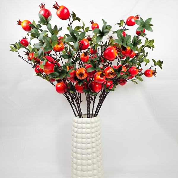 Faux Pomegranate Branch