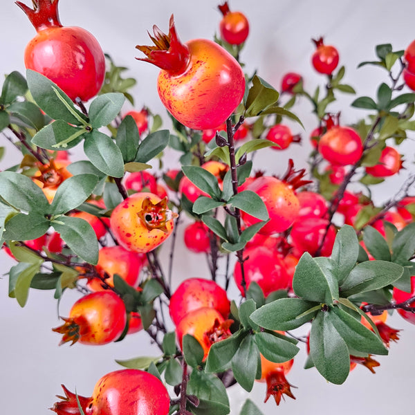 Faux Pomegranate Branch