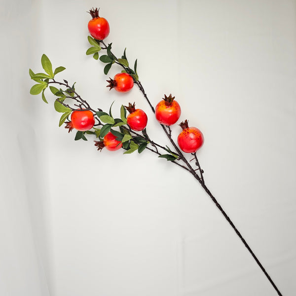 Faux Pomegranate Branch