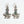 Shir o Khorshid with Green Marble Earrings