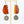 Natural Amber Silver Earrings