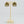 Brass Shir o Khorshid Pearl Earrings