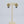 Brass Shir o Khorshid Marble Earrings
