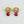 Brass Shir o Khorshid Marble Earrings