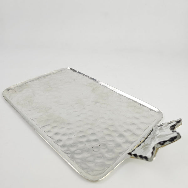 Copper Rectangular Tray with Etched Mirror