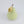 Decorative Ceramic Pears with Brass Leaf