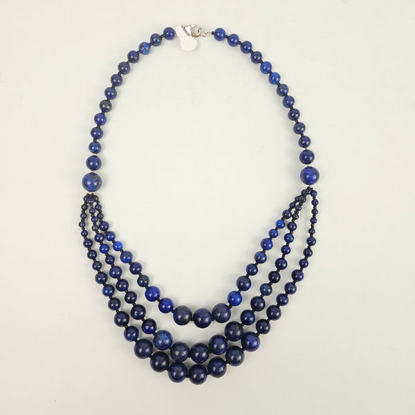 Natural Lapis Lazuli Necklace, available at Diyar Concept Store.