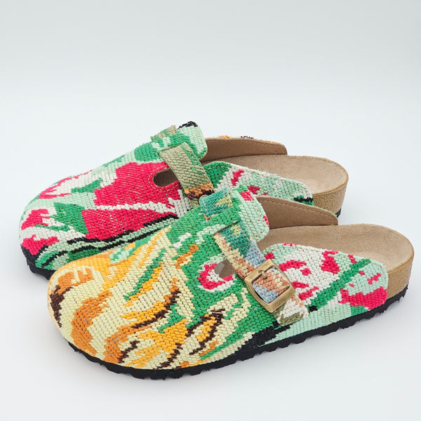 Vintage Gobelin Tapestry Toe-Closed Sandal [Size 7.5]