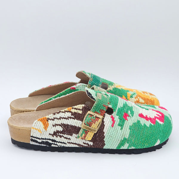 Vintage Gobelin Tapestry Toe-Closed Sandal [Size 7.5]