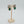 Green Tear Brass Earring with Pahlavi Coin