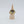 Winter Midnight Brass Ring with Pearl