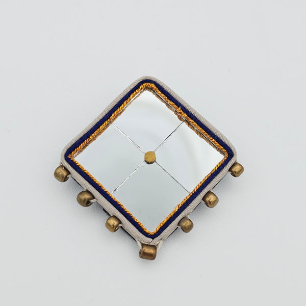 Square Mirror Brooch