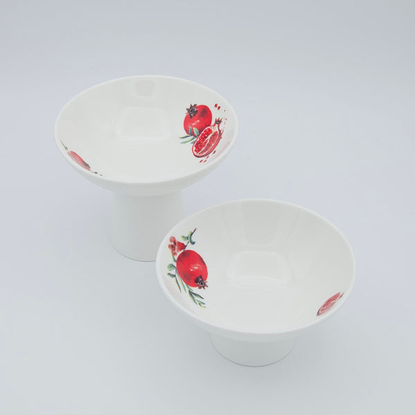 Pomegranate Footed Bowl