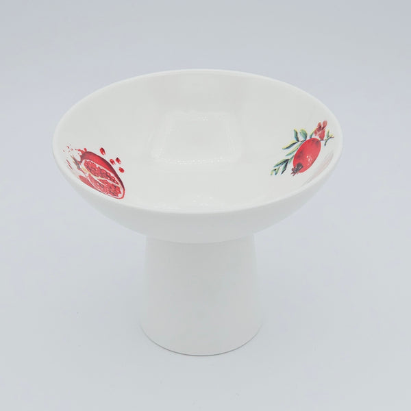 Pomegranate Footed Bowl