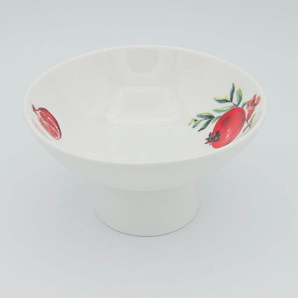 Pomegranate Footed Bowl