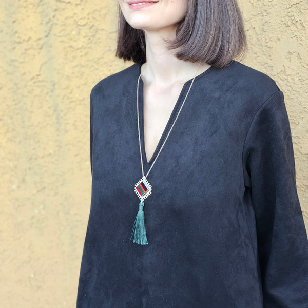 Carpet Silver Necklace