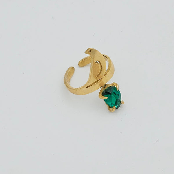 Persian Bird Brass Ring