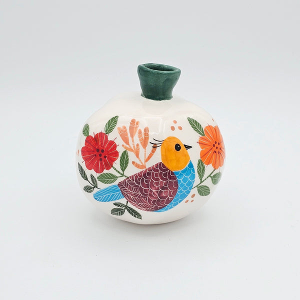 Decorative Pigeon Ceramic Pomegranate