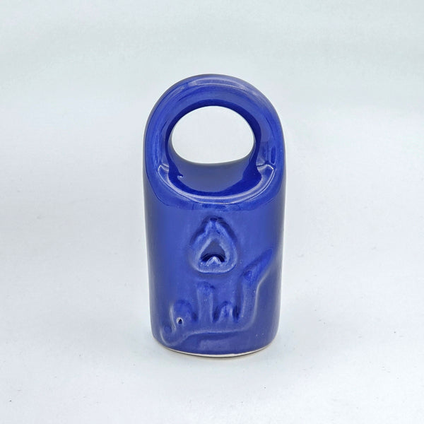 Navy Blue Nostalgic Ceramic Salt Shaker