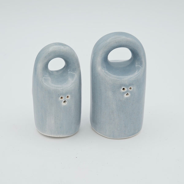 Gray Nostalgic Ceramic Salt Shaker