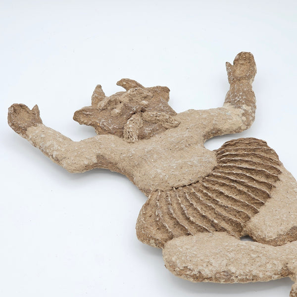 Handcrafted  Dancing Deev Papier-Mâché Wall Art