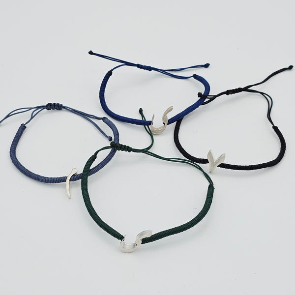 Farsi letter Adjustable Silver Bracelet