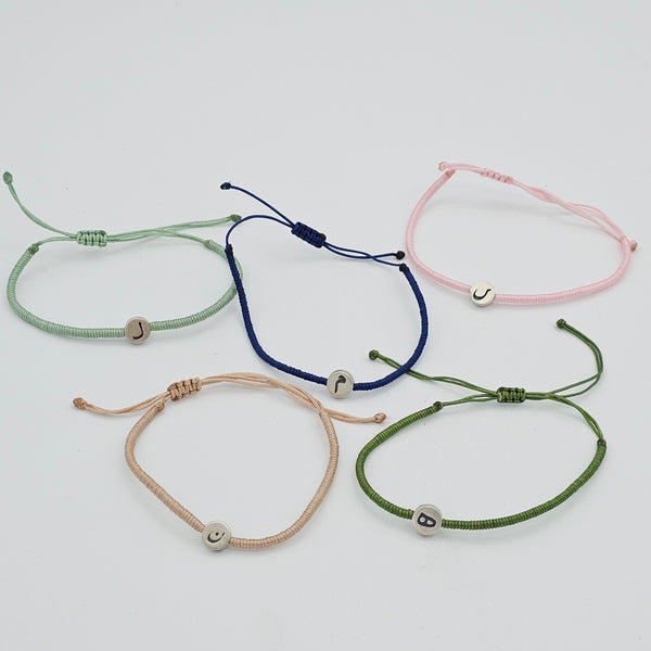 Rounded Farsi letter Silver Bracelet