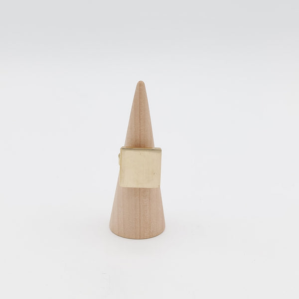Geometric Shapes Brass Rings