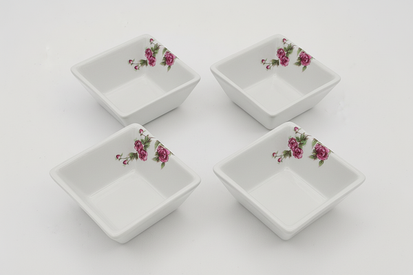 GoleSorkhi Small Square Bowl