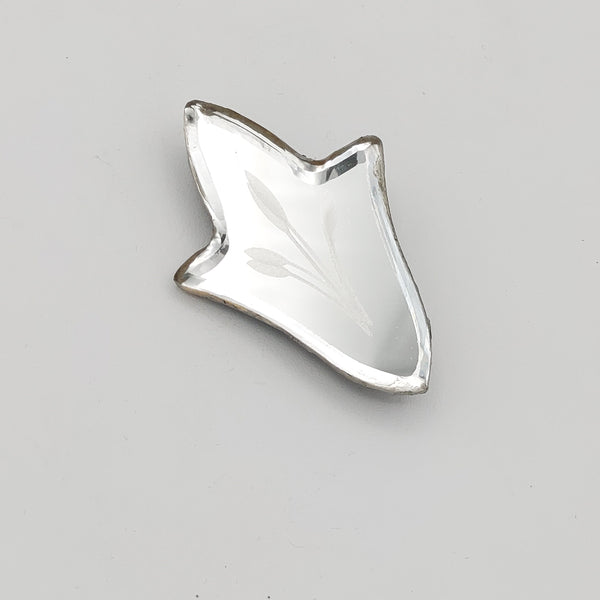 Laleh Etched Mirror Brooch