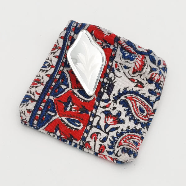 Aalaleh Etched Mirror Brooch